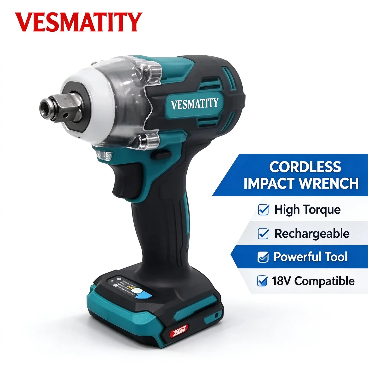 630N.m Brushless Cordless Impact Wrench TW004G Electric Drill Driver Screwdriver Tool For 18V Battery Car Tire Scaffold Repair