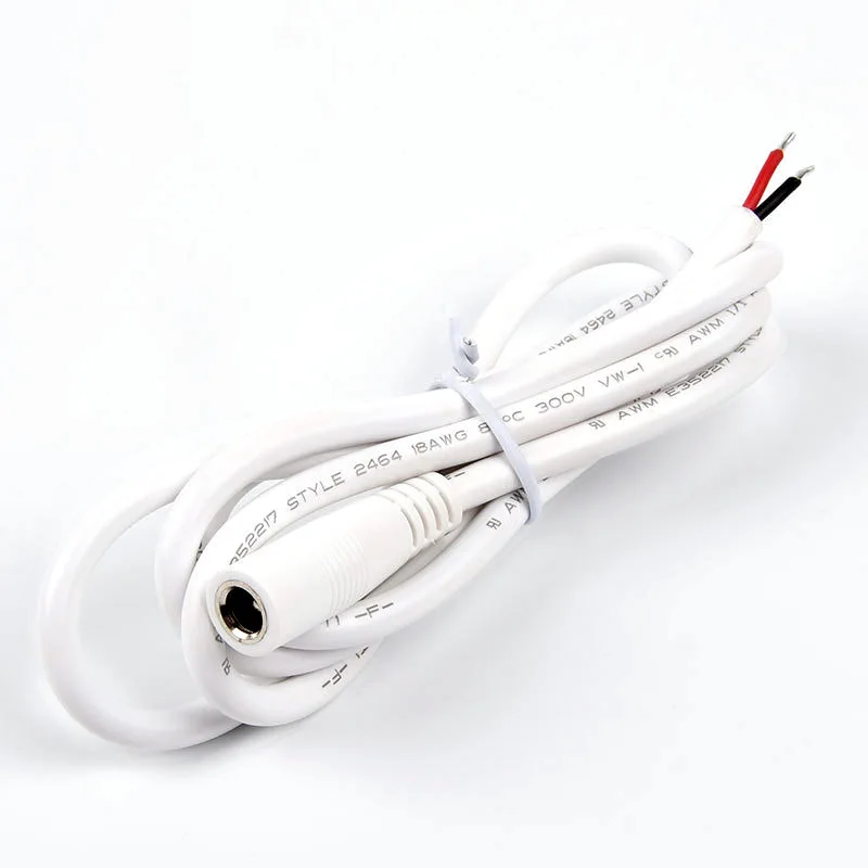 สายยูเอสบีแบบเปิดหัวเดี่ยวสองแกนถอดสายไฟ2PIN สาย USB ตัวผู้กึ่งสำเร็จรูปตัวผู้หัวต่อตัวเมีย24AWG DC