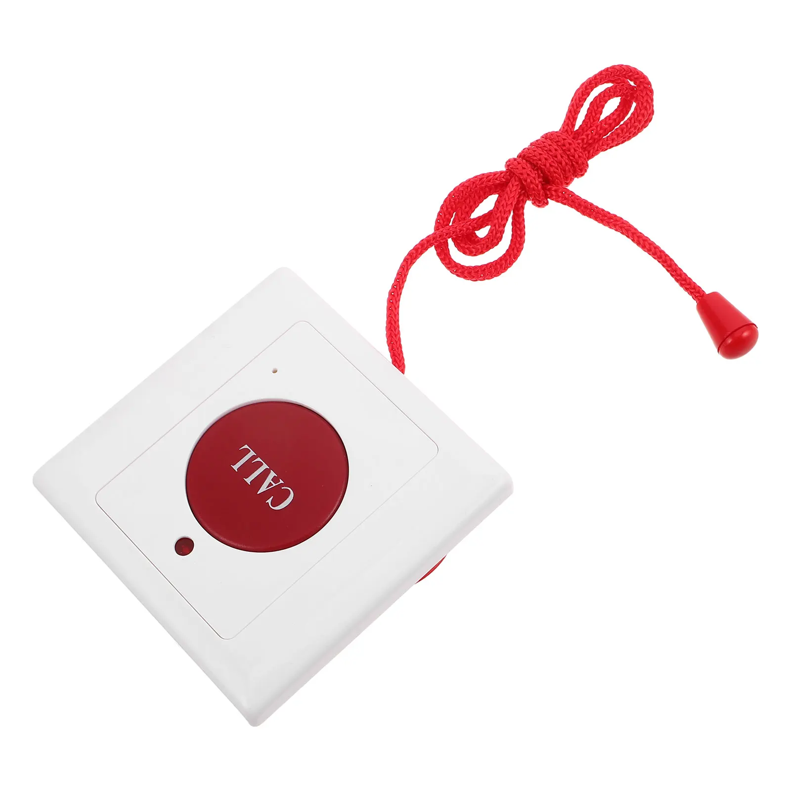 

1pc Emergency Call Button With Cord Dual Alarm Buttons For Disabled Elderly Wall Mount Patient Alert System Shower Buzzer