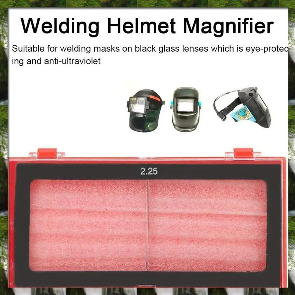 

The New Arc Welding Magnifier Lens Welder Screen Helmet Glass Anti-Glare Welding Mask Goggles