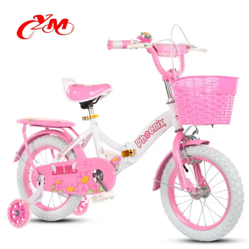 Factory Hot Selling Princess Children Bike with Four Wheels/portle Mini Bike for Kids/profession Price Child Small Cycle Importe