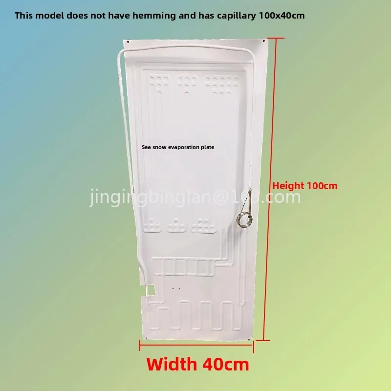 Factory direct refrigerator display evaporation plate inflatable assembly refrigeration aluminum plate with capillary tube