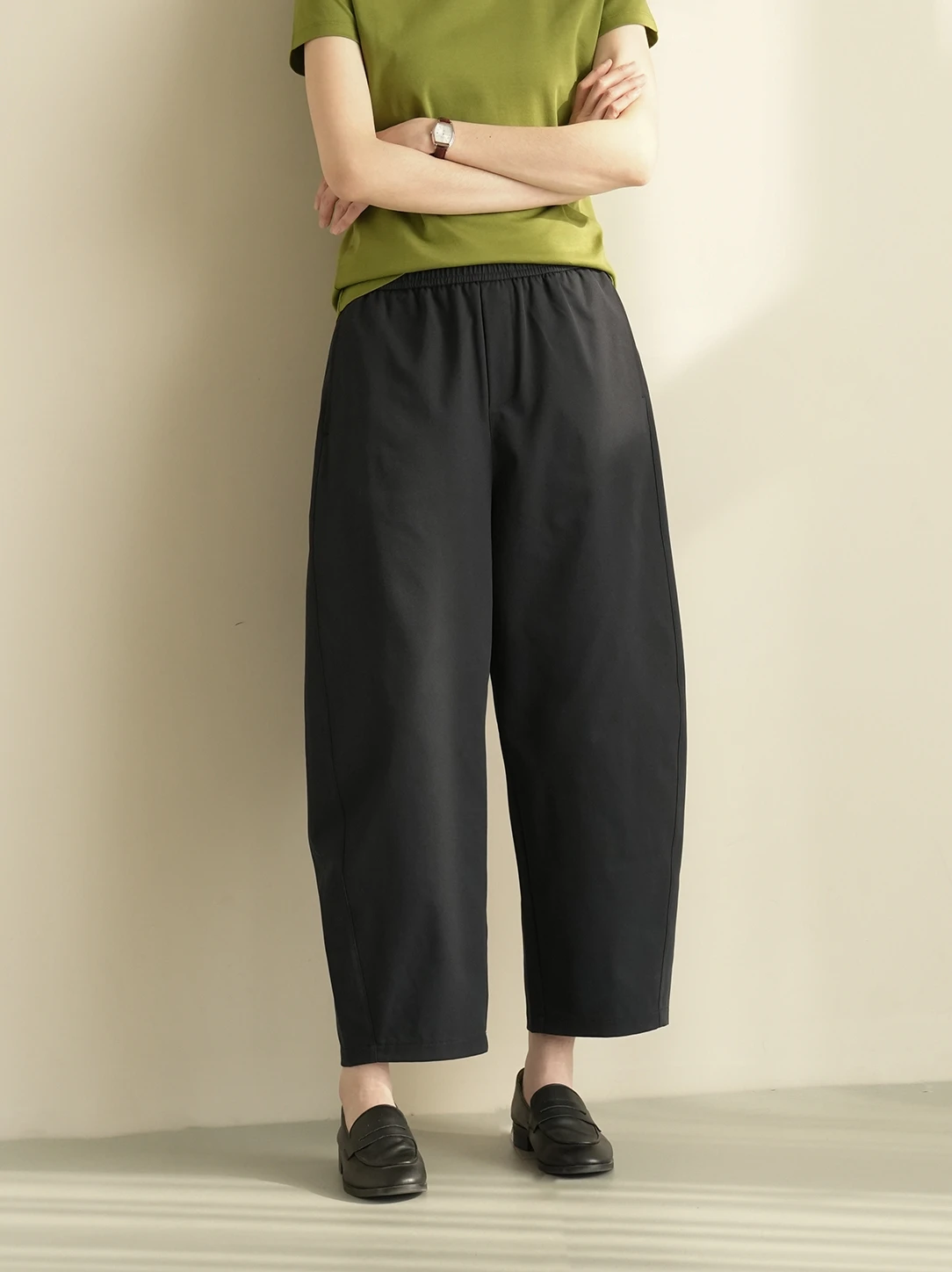 

Женские широкие брюки Commute Sle из немнущейся ткани, 90% полиэстер, повседневные, прямого кроя, весенняя коллекция