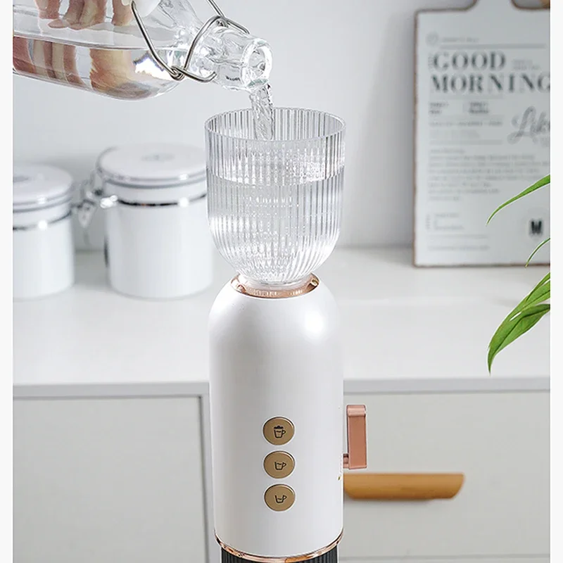 Household 220v Italian Coffee Maker Semi-automatic Coffee Machine Compatible Capsule Portable Home Mini Small Office