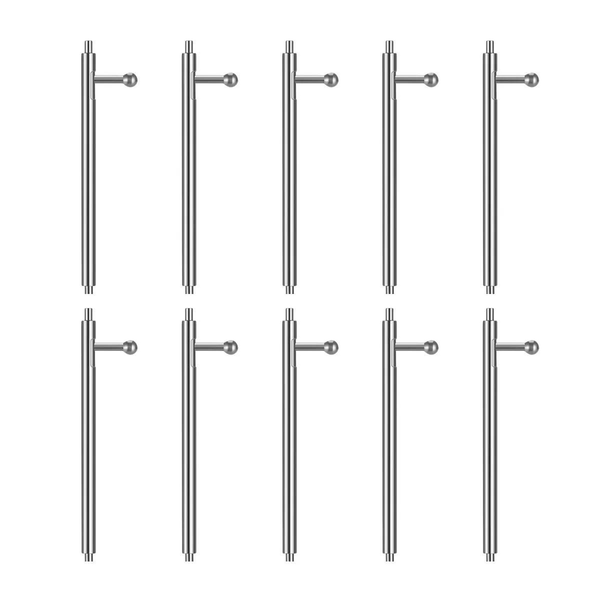 10Pcs Quick Release Watch Spring Bars 1.5mm Easy Insert Remove No Tools Needed for Bands Watch Band