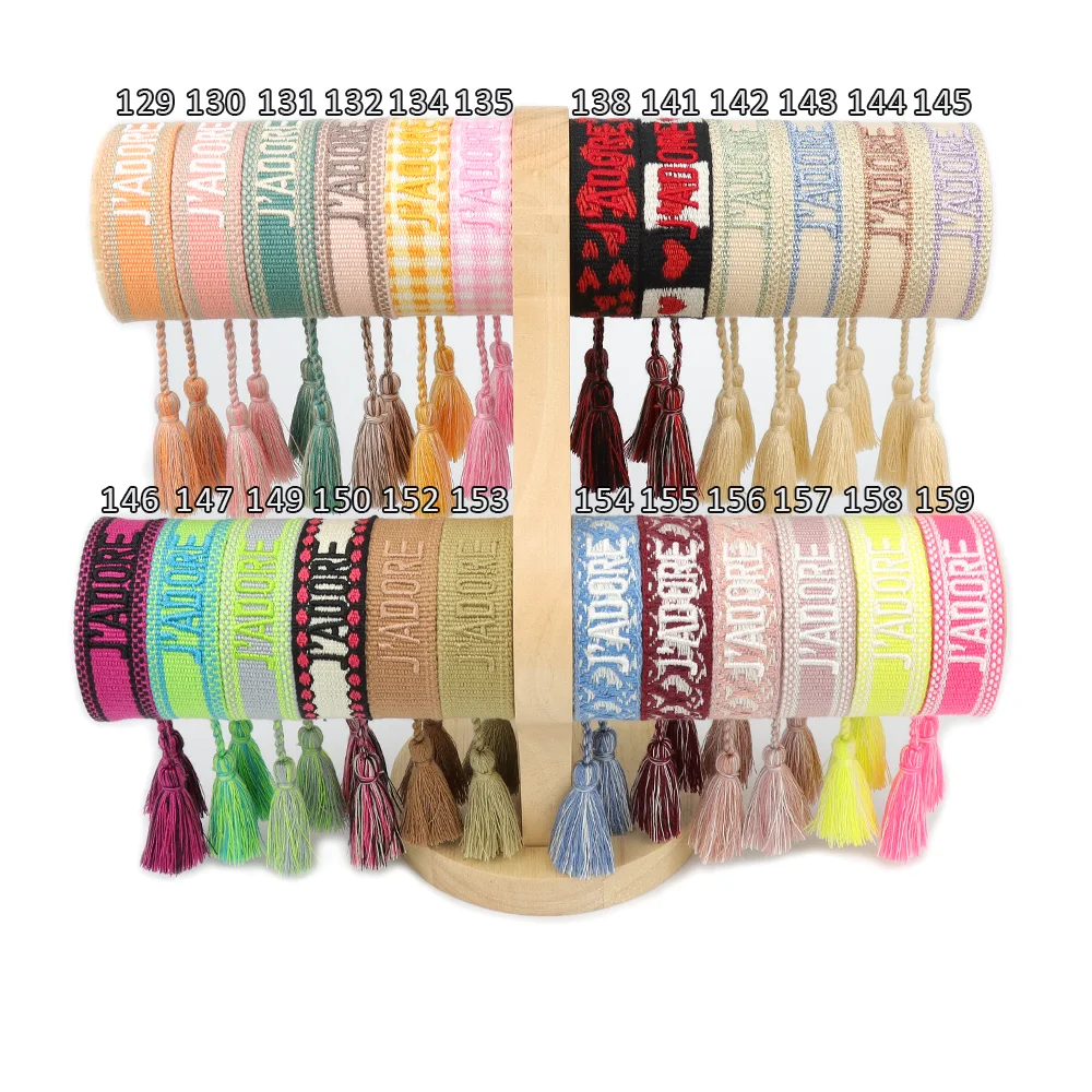 2023 Woven Friendship Bracelets Adjustable Rope Bangle For Women Vintage Braided Tassel Bracelets Wholesale Jewelry