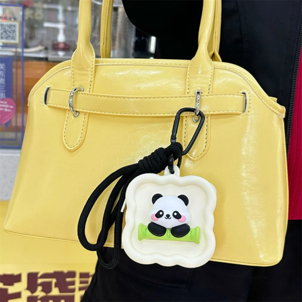 

Mini Headphone Storage Bag High-Quality Rabbit Pendant Panda Keychain Adjustable Capibara Wallet For Everyday Use Travel