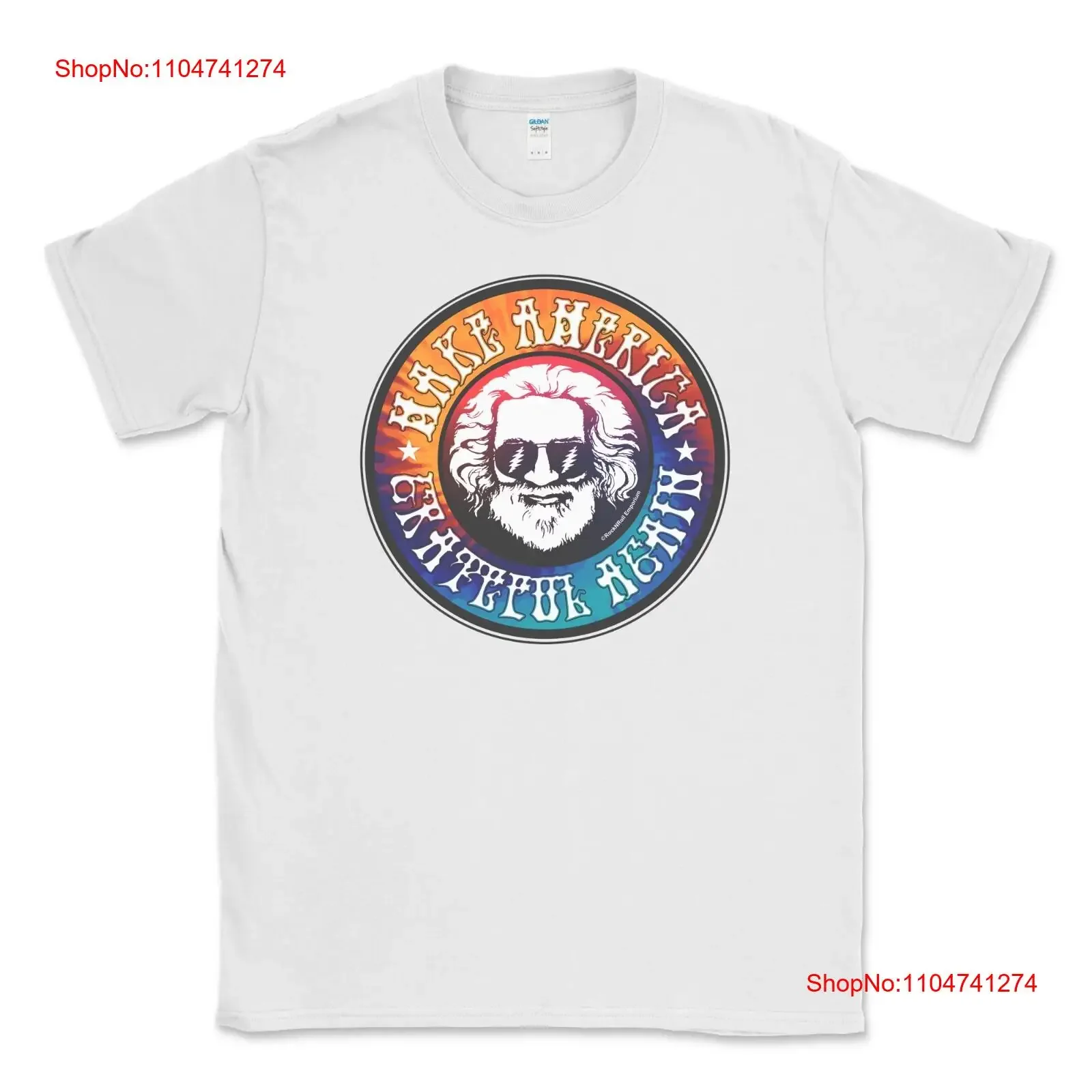 Tye Dye MAGA_Dead _ Garcia _Make America Grateful Again_ T shirt vintage Washed Comfortable designer clothes