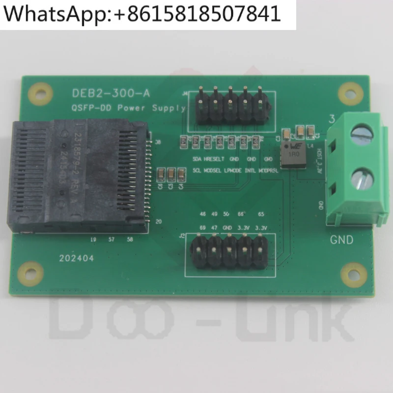 QSFP DD 400G 800G Power Supply Board I2C Communication Low Speed Signal QDD Power Supply Board