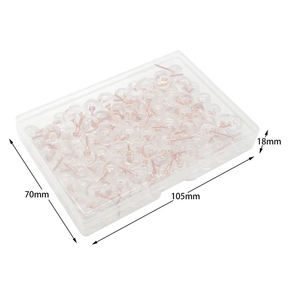 Earth Nail Drawing Board Pushpin Thickened Material 77g Rose Gold Colored Nails Easy To Use Simple Shape 1*2cm Thumbnail H-nail