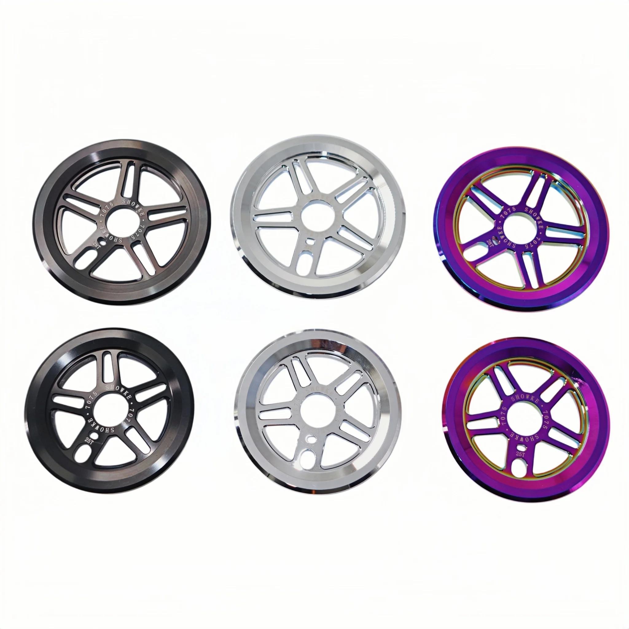 AliExpress NONE BMX Sprocket 1/2"*1/8" 25/28T Lightweight Aluminum Alloy 7075 CNC Bicycle Chainwheel Racing Performance Bike Chainring BMX Parts