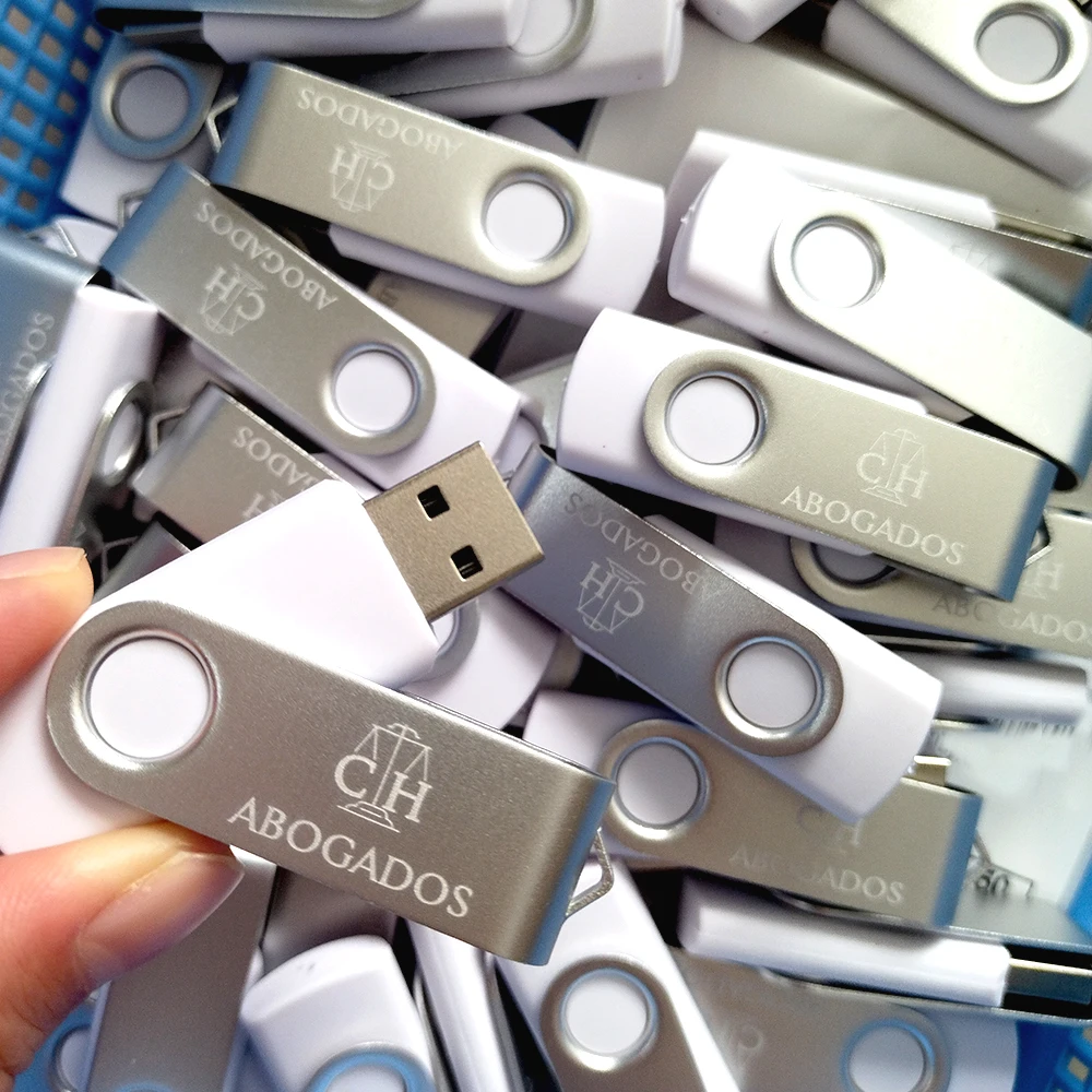 Clé USB en métal avec logo personnalisé gratuit, clé USB, 1 Go, 2 Go, 4 Go, 8 Go, 16 Go, clé USB itude, 32 Go, clé USB, cadeau d'entreprise, disque U, lot de 50 pièces