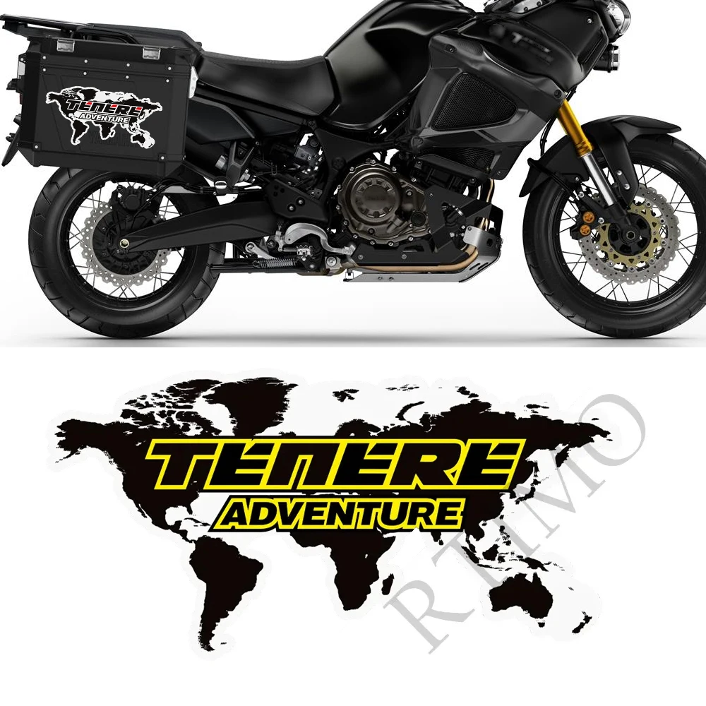 Tenere 700 1200 Stickers For Yamaha SUPER Tank Pad Protector Trunk Luggage Cases Emblem Symbol Fairing