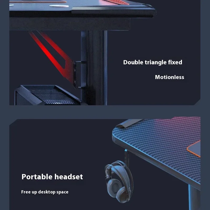 Adjustable Gaming Desk I Shape Decoration Computer Durable Construction Table High Performance Tavolo Da Gioco Furniture