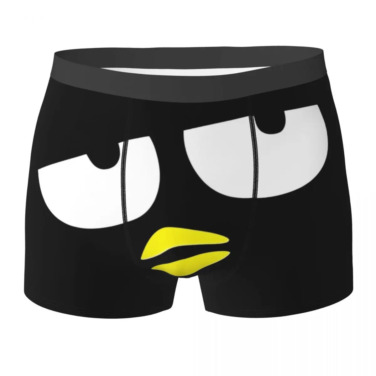 

Нижнее белье с героями мультфильмов Bad Badtz Maru, удобные трусики, шорты с принтом, трусы для мужчин, боксеры большого размера
