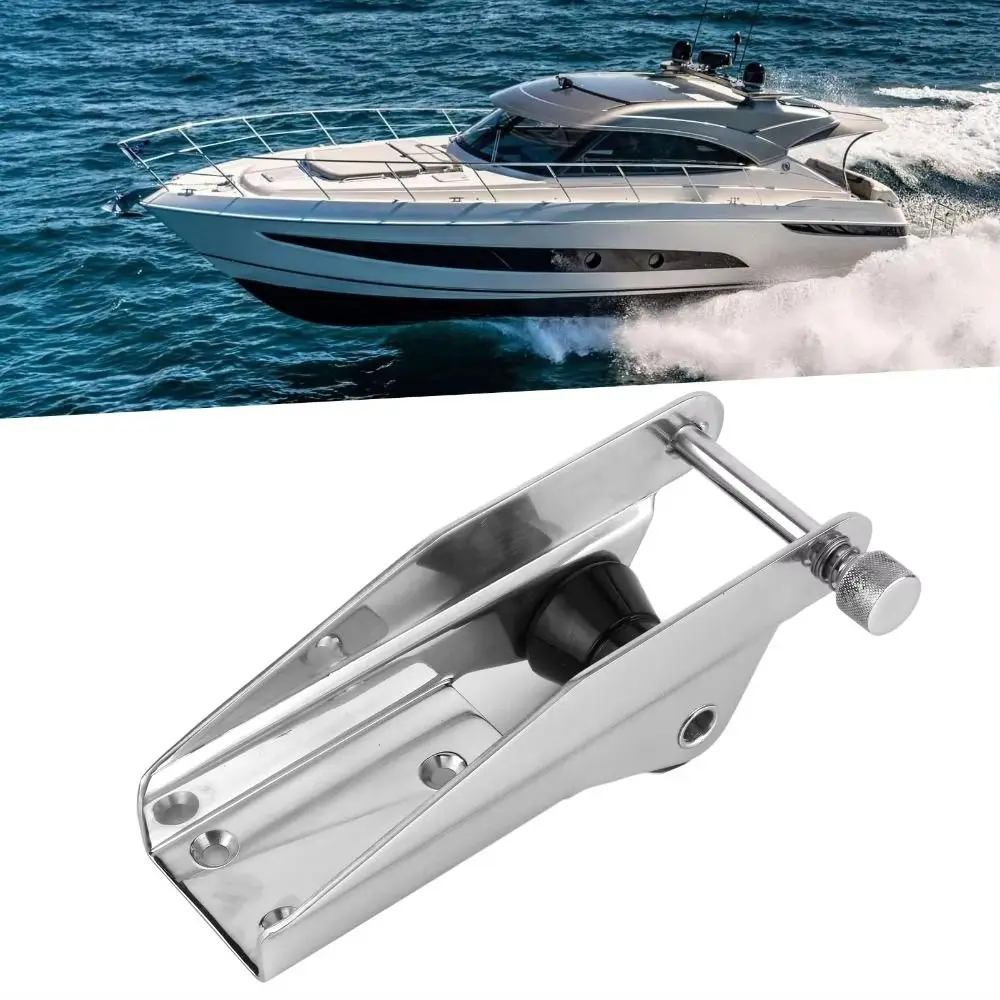 

Stainless Steel 316 Bow Roller Heavy Duty Nylon Roller Bracket Bubber Rollers Spring Loaded Pin Marine Roller Self Launching