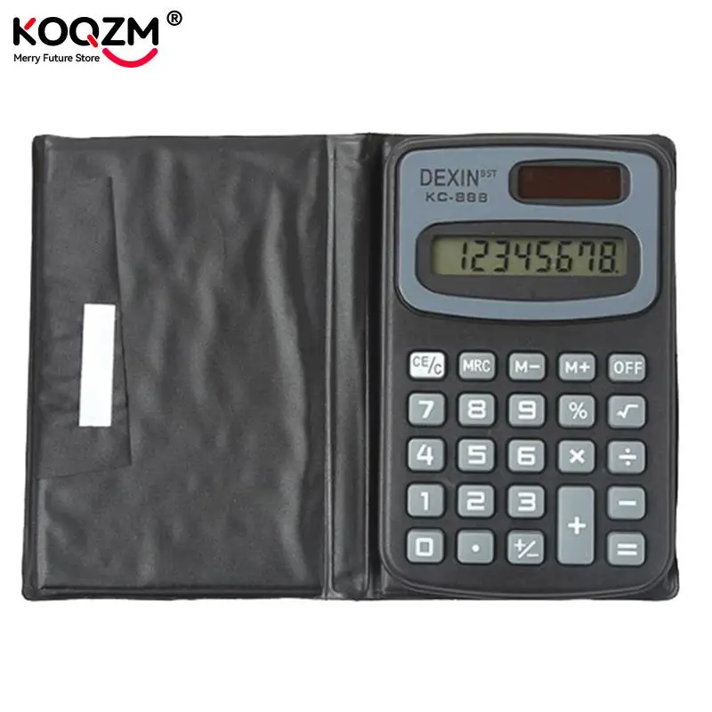 8 Digits Standard Electronic Calculators Battery Powered Calculator With LCD Display For Office Home School Use Portable Pocket