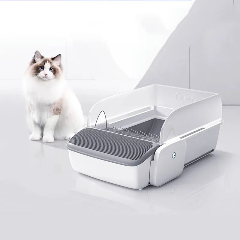 automatic cat sand box mat litter box self cleaning sand shovel mat collector cleaner self cleaning cat toilet Pet supplies