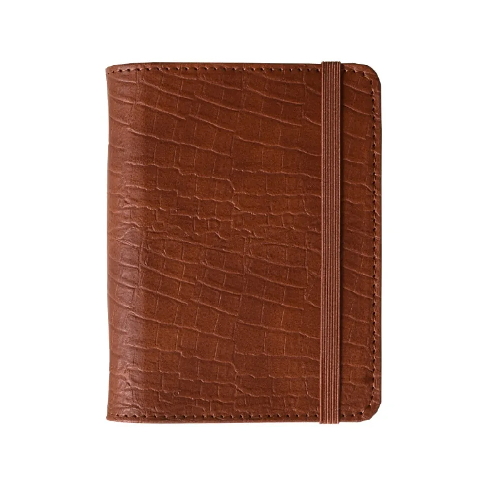 

Simple A8 Leather Binder Notebook Portable Blank Line Loose leaf Notebook Schedule 5 Holes Mini Diary Planner Diary