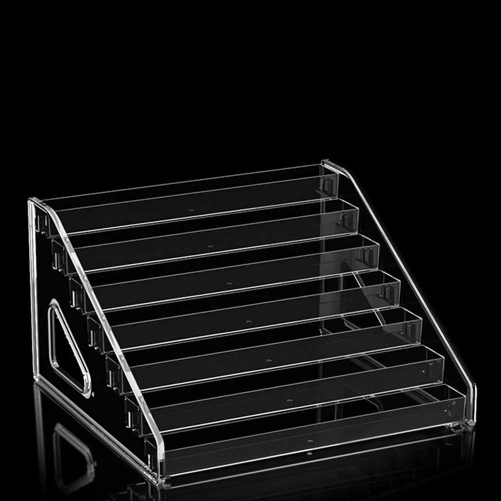 

Transparent Nail Polish Organizer Display Stand Eyeglasses Display Holder Essential Oil Storage Rack Makeup Stand Organization