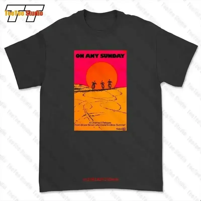 On Any Sunday 1970S Retro Movie Poster Tshirt Tee 9P04