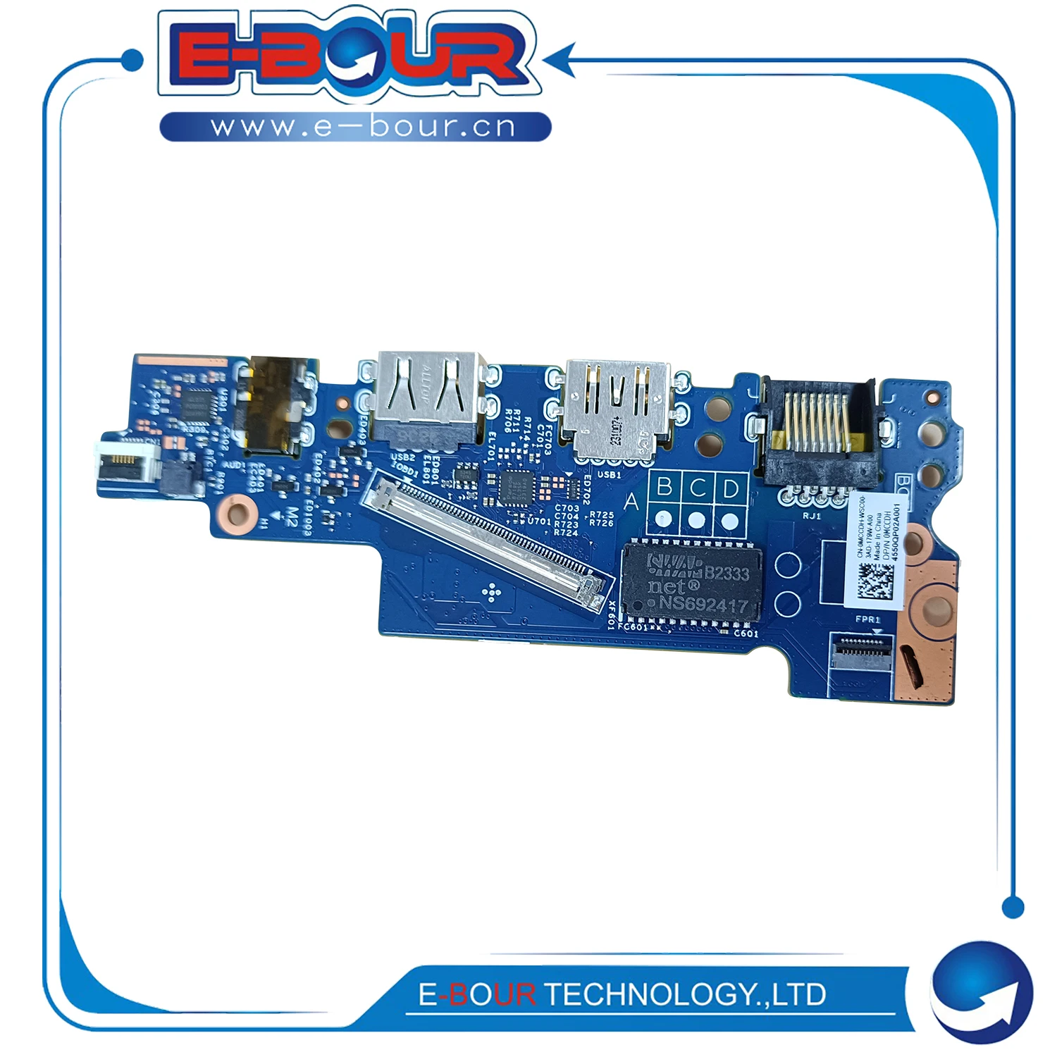 Laptop USB Board for D 3520 E3520 203513-1 0MCCDH Notebook USB Port Power Switch Board New - view 4