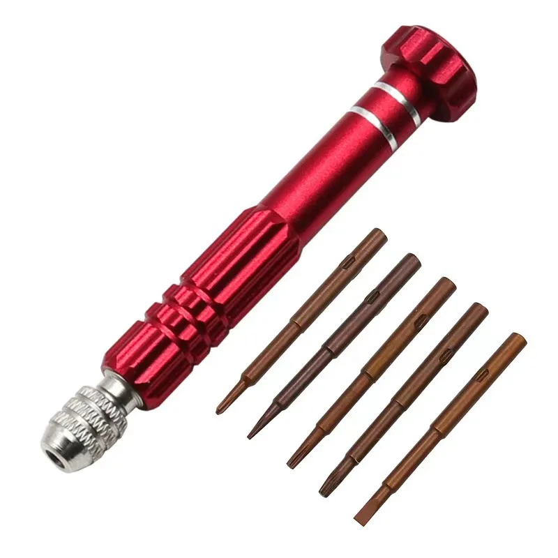 Disassembly Screwdriver Slotted Cross Plum Blossom Computer Glasses Clock Maintenance Mul Multifunctional 5 in 1 Screwdriver Set