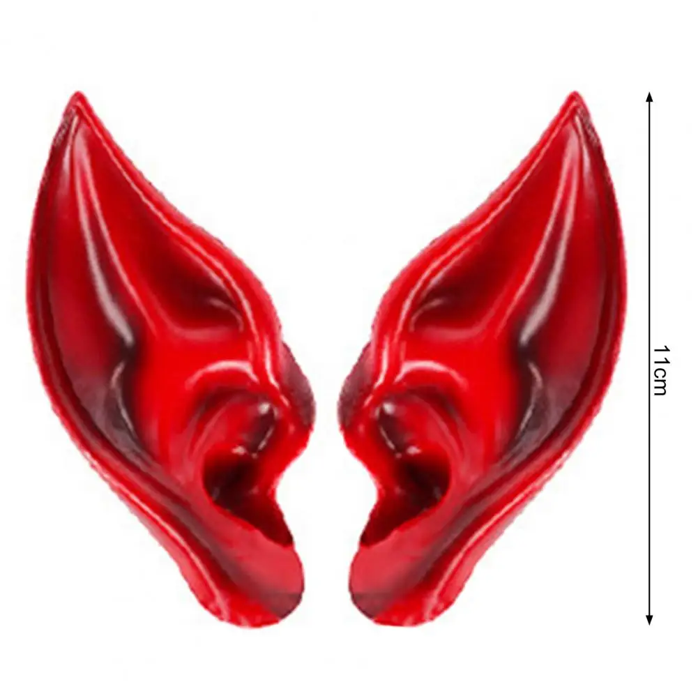 Latex Elf Ears Cosplay Elf Ears Eco-friendly Soft Elastic Elf Ears for Cosplay Photography Props Set of 2 Skin-friendly