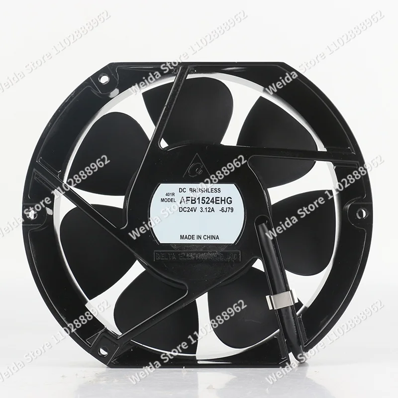

Вентилятор охлаждения Delta DC 24V 3.12A 17251 17CM 172X150X51MM, бесшумный, с очень высоким объемом воздушного потока, на двойных шарикоподшипниках, AFB1524EHG-6J79