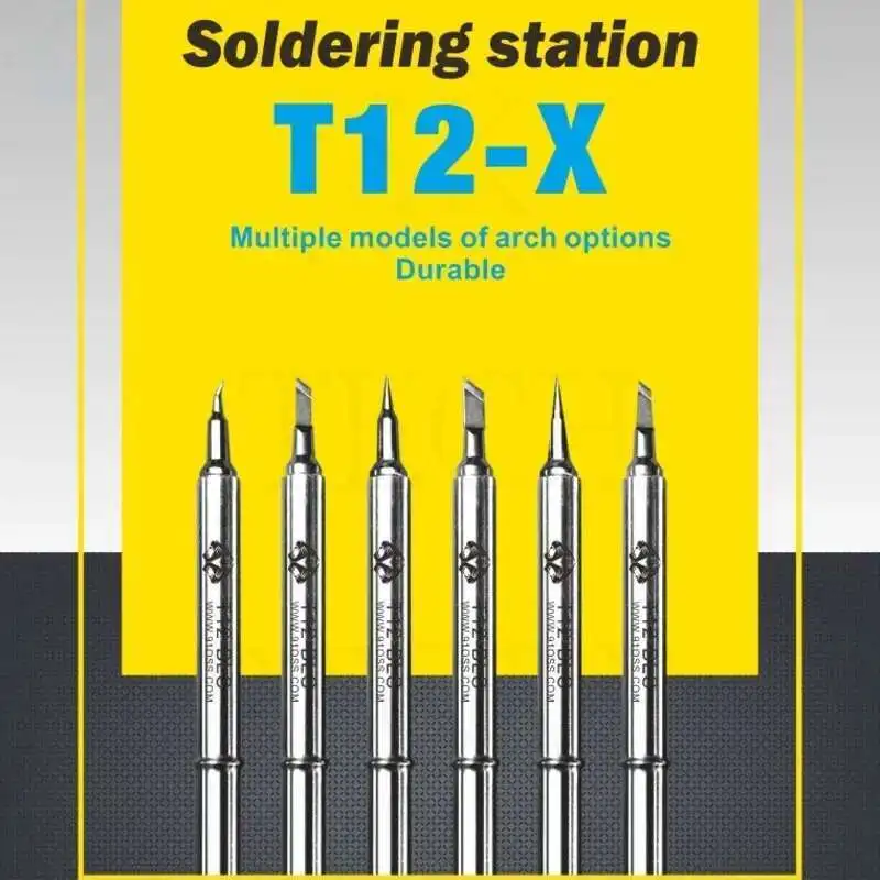 T12X LCD Smart Electric Soldering Iron Kit 72W Repair Tool Adjustable Temperature Soldering Welding Station 5S Heating Up