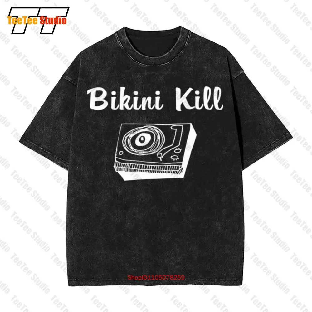 Bikini Kill American Punk Rock Band Logo Vintage Oversized T-Shirt W1GJ