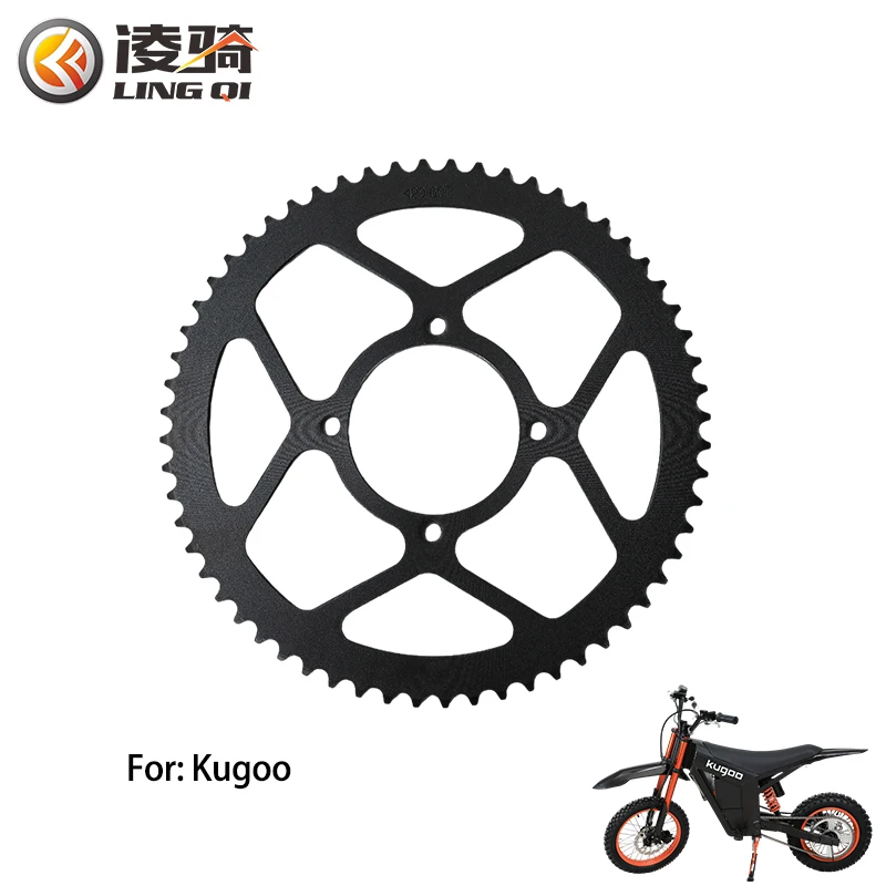 

LINGQI Motorcycle Parts Transmission Steel Rear Chain Sprocket For Tuttio Soleil 01 Electric Scooter Universal ATV Quad Bike
