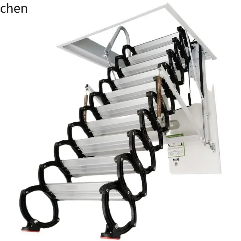 Fully Automatic Attic Retractable Staircase Electric Lifting Folding Ladder