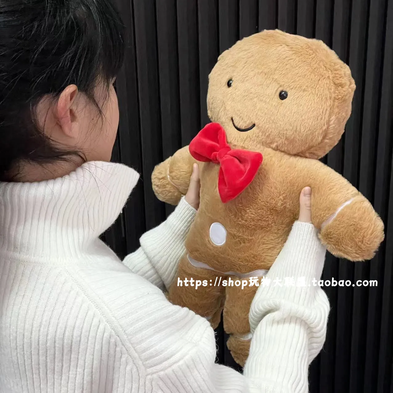 Big Size Gingerbread Man Plush Toy Baby Doll Cookies Biscuit Man Pillow Car Seat Cushion Reindeer Home Decor Toy Xmas Kid Gift