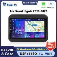 Hikity Qualcomm Snapdragon Android Car Radio For Suzuki Ignis 2016-2020 Carplay Android Auto FM RDS GPS WiFi BT 2din autoradio