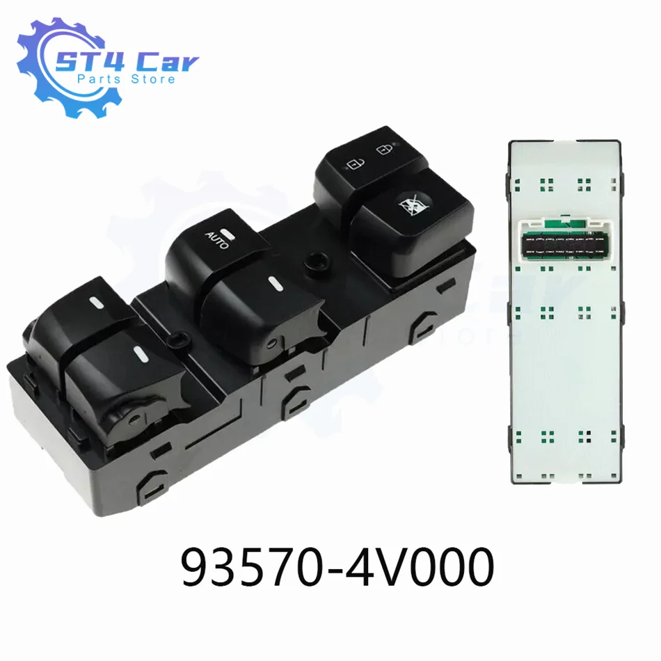 

93570-4V000 16Pins Electric Power Window Master Switch For Hyundai 2012 2013 2014 2015 2016 Elantra Lang Move