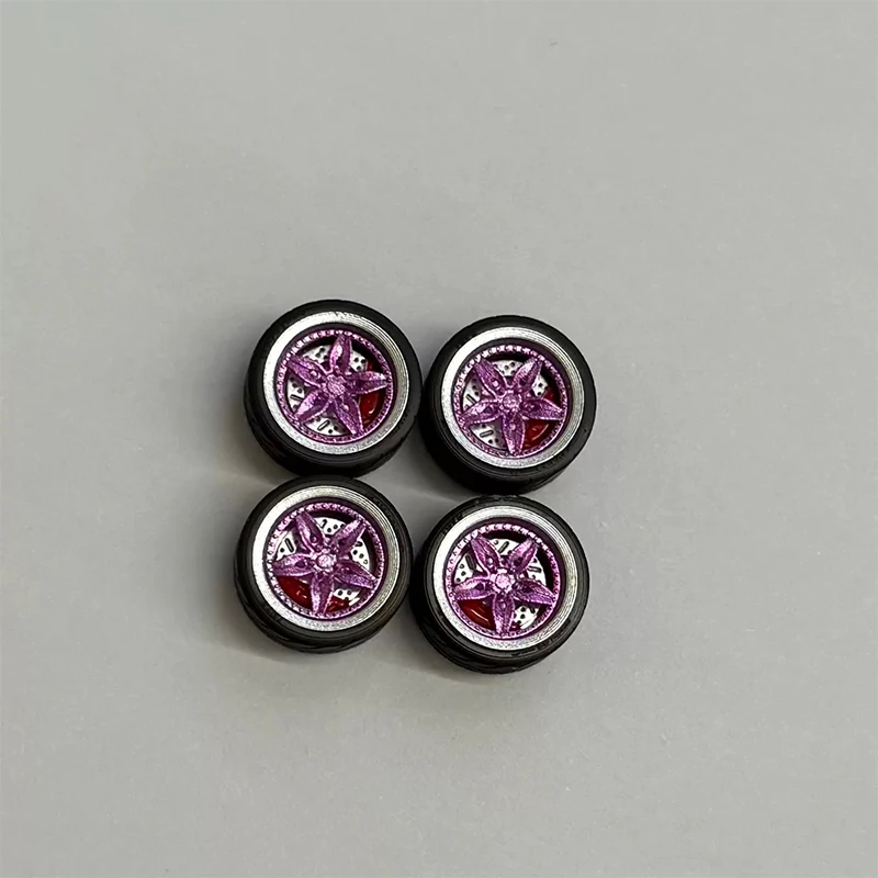 1:64 Dynamic Bearing Hub Diameter 9.7mm/10.2mm/10.5mm/10.9mm Suitable for Car Model Modification Accessories view 2