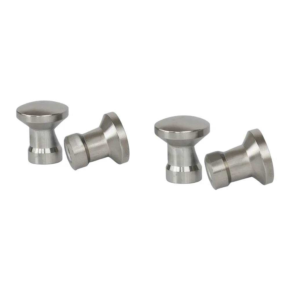 4pcs Stainless Steel Pull Handle Knob for Fireplace Doors Cabinets Machinery and Functional Hardware Installations