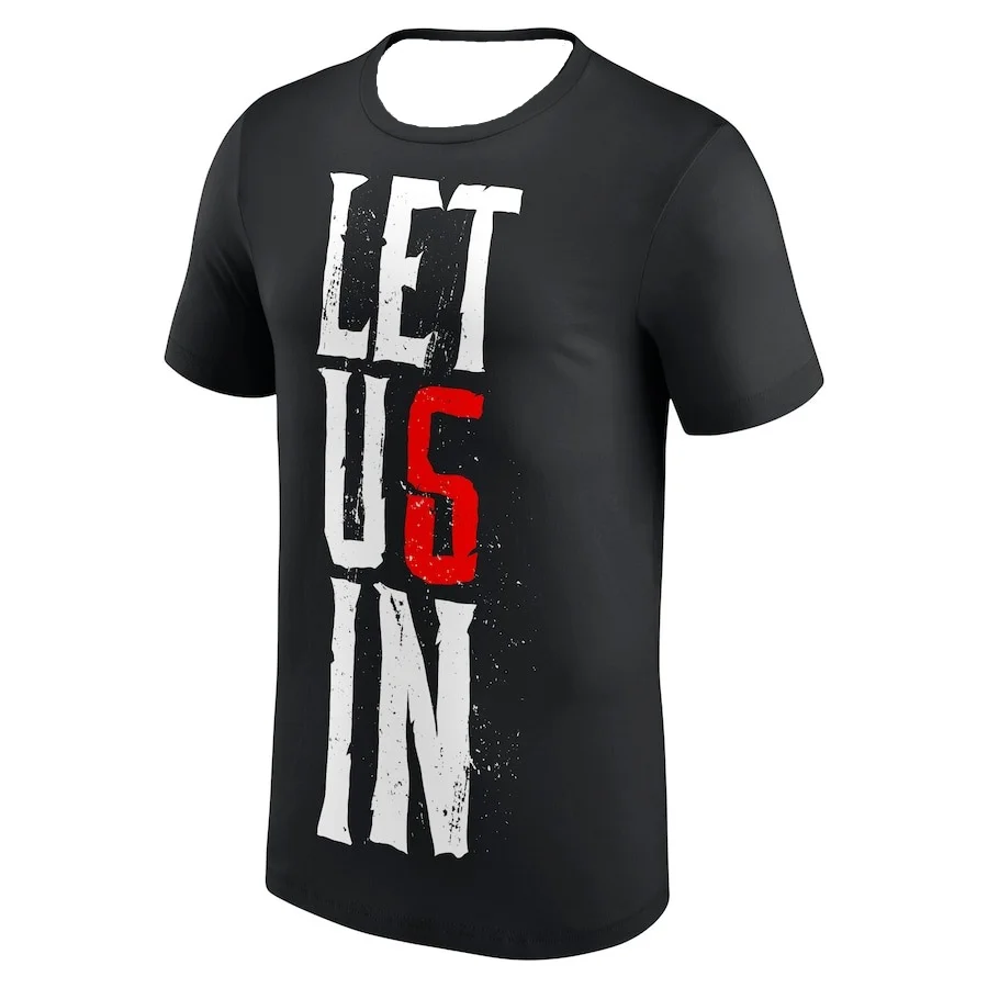 ملابس الصيف الرجالية WWE Wyatt Sicks دعنا في تي شيرت سريع الجفاف يمتص العرق تي شيرت موتو