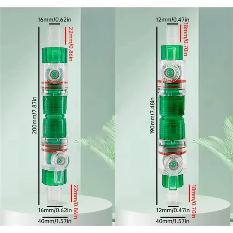 ABZV-Multiuse-Schnellschlauchadapter für Aquarien, Wasserdurchflusskontrolle RXJB
