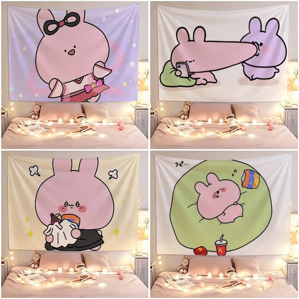 A-Asamimichaan Asleep Asamim Flags Suitable For Party Club Outdoor Interior Wall Decoration Banner Fans Gift