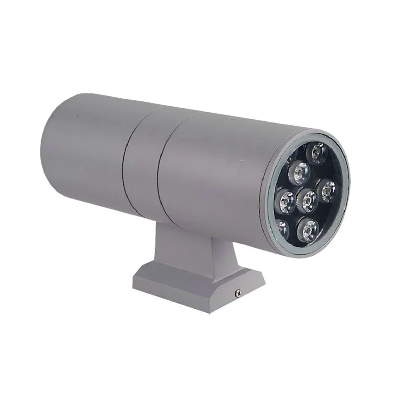 Imagem -04 - Decorativa Moderna para Cima para Baixo a Espiga da Dupla-cabeça do Cilindro 10w 6w Conduziu a Luz de Parede Impermeável Exterior Ip65 Lâmpada de Parede ac 85265v