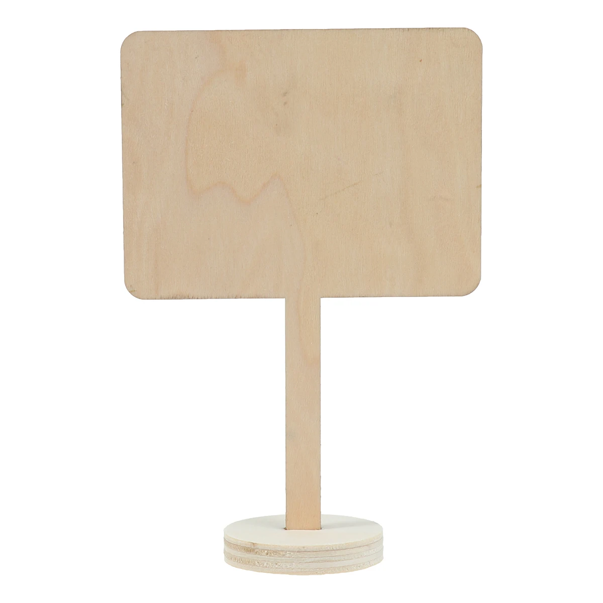 10 pcs Wooden Blackboard Small Square Chalkboard Standable Splint Base Healthy Eco Memo Board Wedding Party Office School Family