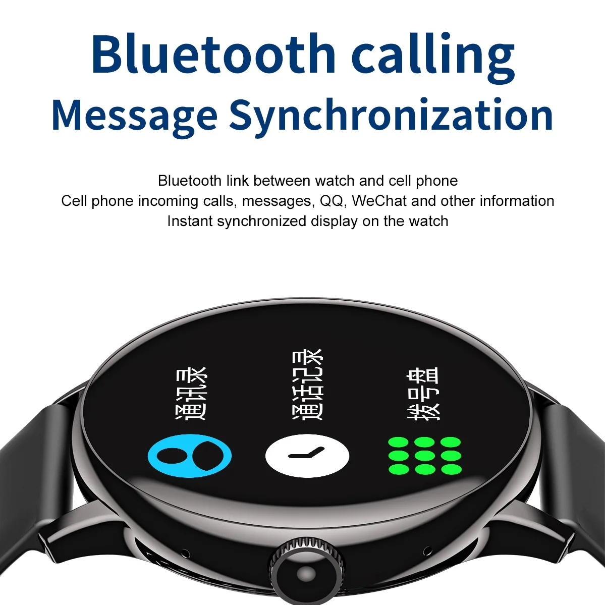 HD Bluetooth Call Smartwatch NFC Health Monitor Fitness Tracker Smart Watch 2024 1.43