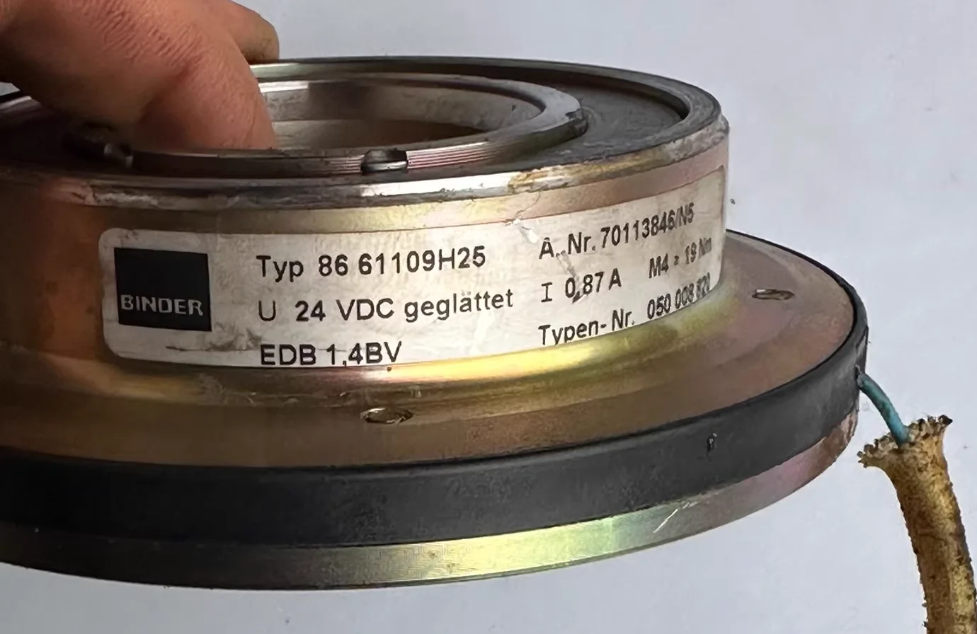 8661109H25 Used、24VDC Brake/Servo Motor Brake，Tested ok，Fast shipping，86 61109H25