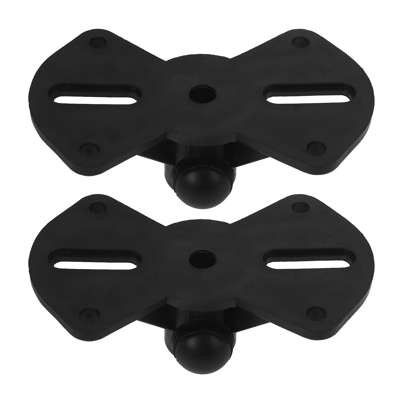 

2pcs Plastic Speaker Stand Tray Small Riser For Desktop Stands Stable Support Bookshelf Amplifier