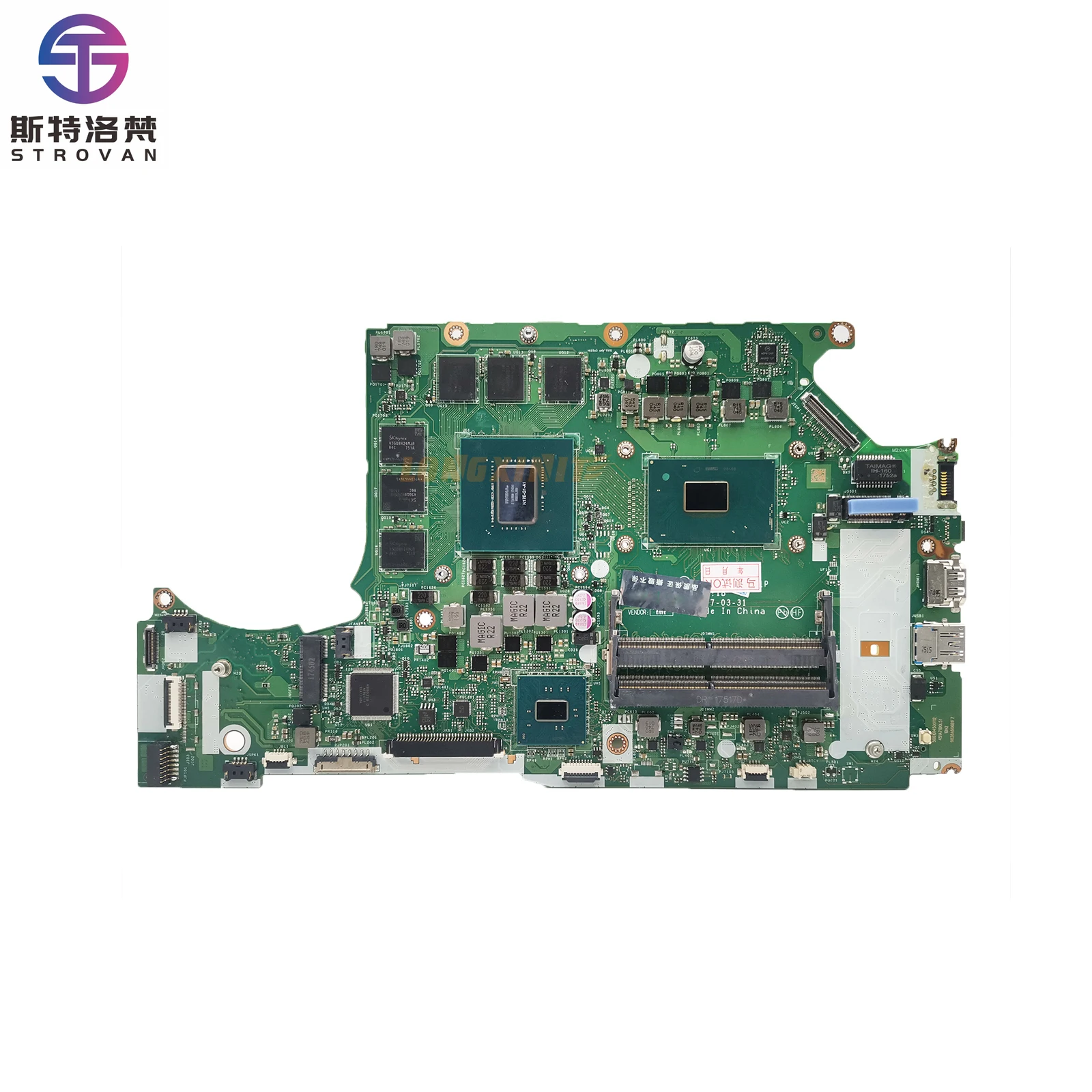 

For Acer Predator Helios G3-571 C5PRH LA-E921P I3-1005G1 I5-7300HQ I7-7700HQ Central Processor GTX1060 V6GB Laptop Motherboard.