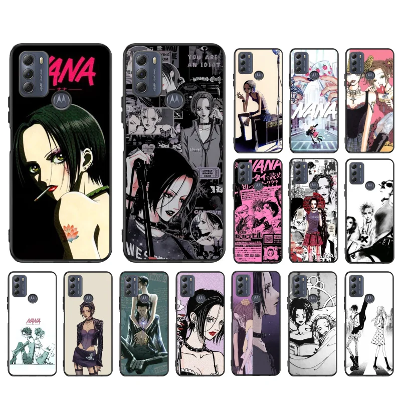 Nana osaki anime telefon hülle für moto g84 g22 g32 g42 g52 g62 g53 g72 g60 g60s g100 g10 g20 g30 g13 g50 g 5g g rein