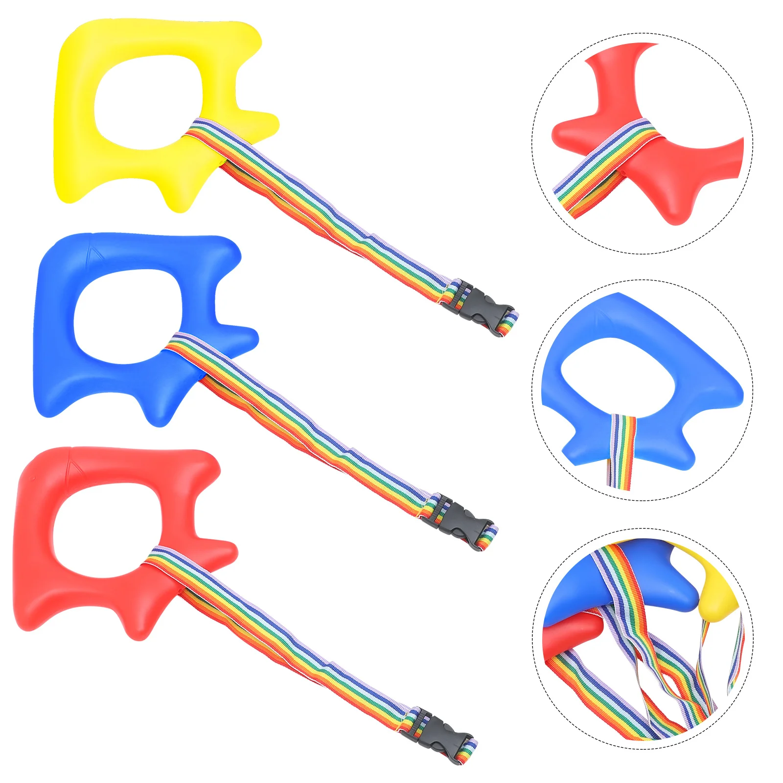 

3Pcs Colored Walking Rope Kids Kindergarten Preschool Round Handle Safety Leash Outdoor Group Children Walking Leash