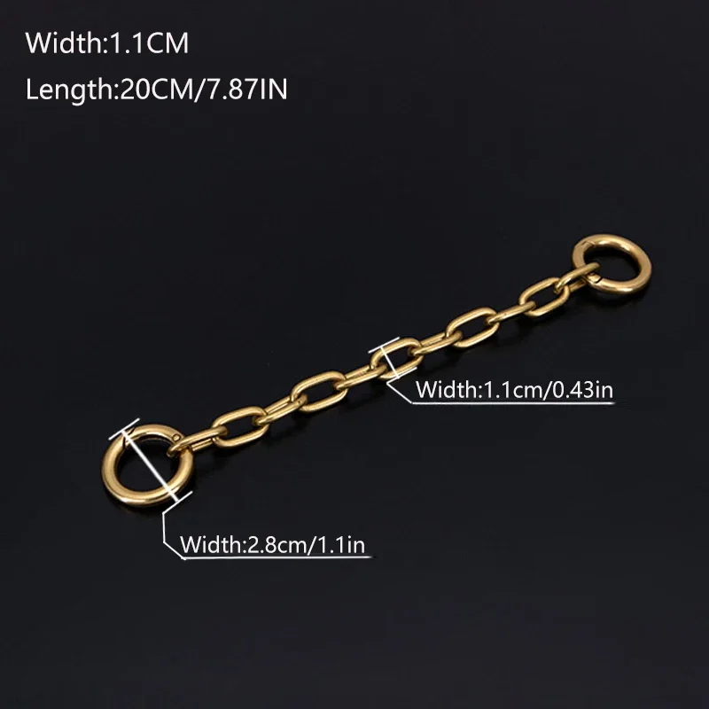 Underarm Bag Extension Chain Handbag Metal Replacement Chains Shoulder Bags Strap DIY Purse Bag Handles Bags Accessories Chain